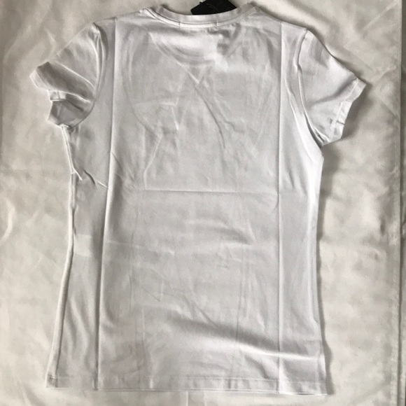 Roberto Cavalli Gold Angel Wing Logo Tee Shirt Sizes  M,L,XL NWT - Picture 3 of 9